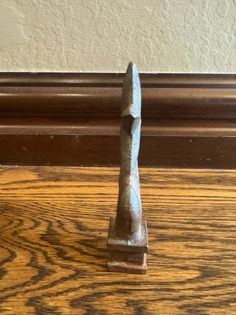 Cast Iron Star Fence Post Topper Finial Fleur De Lis Architectural Salvage 5”